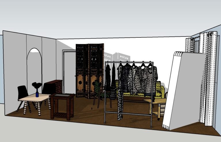 sketchup living unas sardinas 2